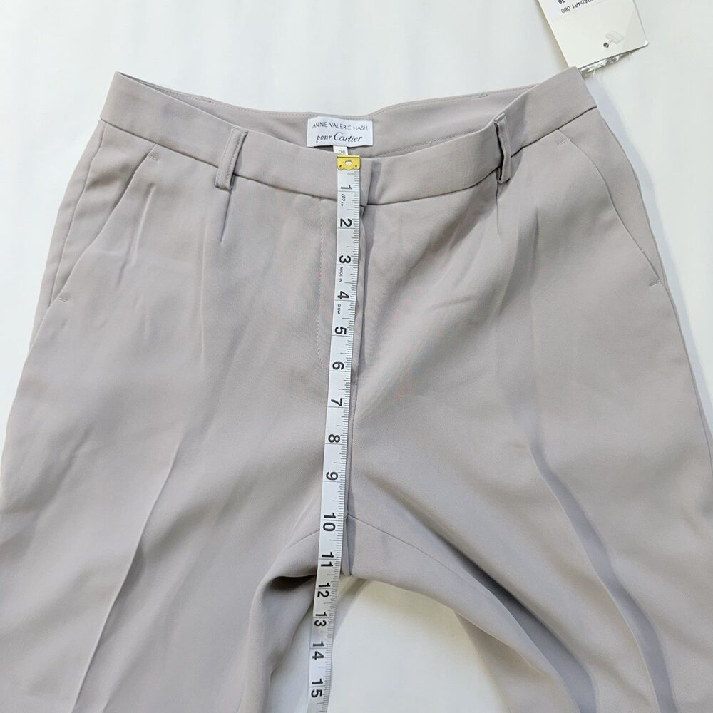 Anne Valerie Hash Pour Cartier Tapered Pants EU 36 Gray Minimalist Designer NWT - Picture 10 of 15